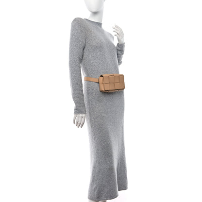 Bottega Veneta Nappa Maxi Intreccio The Belt Cassette Bag Almond 2 of 10