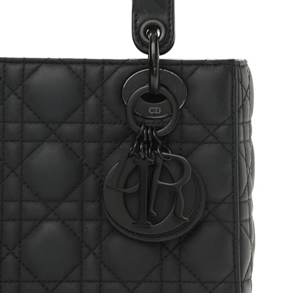 Christian Dior Ultra Matte Calfskin Cannage Small My ABCDior Lady Dior Black 8 of 12