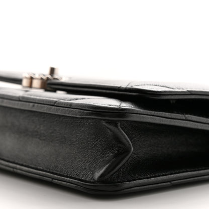 Chanel Lambskin Quilted Chanel 19 Wallet On Chain WOC Black 11 of 16