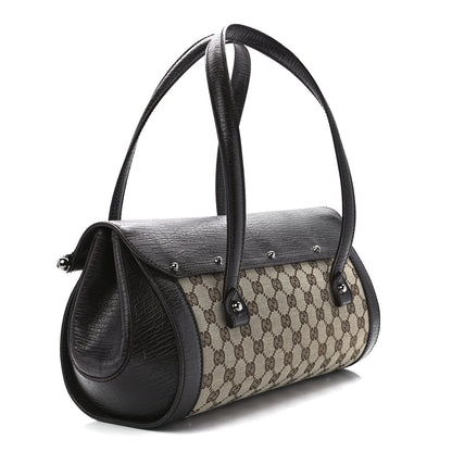 Gucci Monogram Bamboo Bullet Bag Dark Brown 3 of 12
