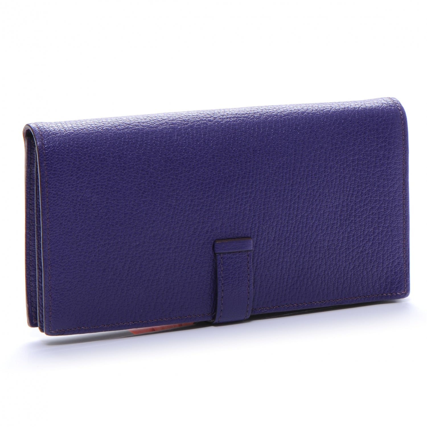Hermes Chevre Bearn Wallet Iris 3 of 8