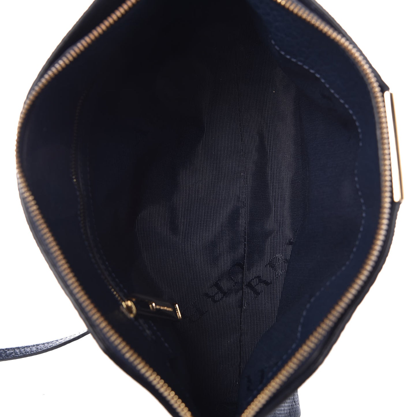 Signature Grain Calfskin Check Embossed Small Chichester Crossbody Clutch Bag Carbon Blue