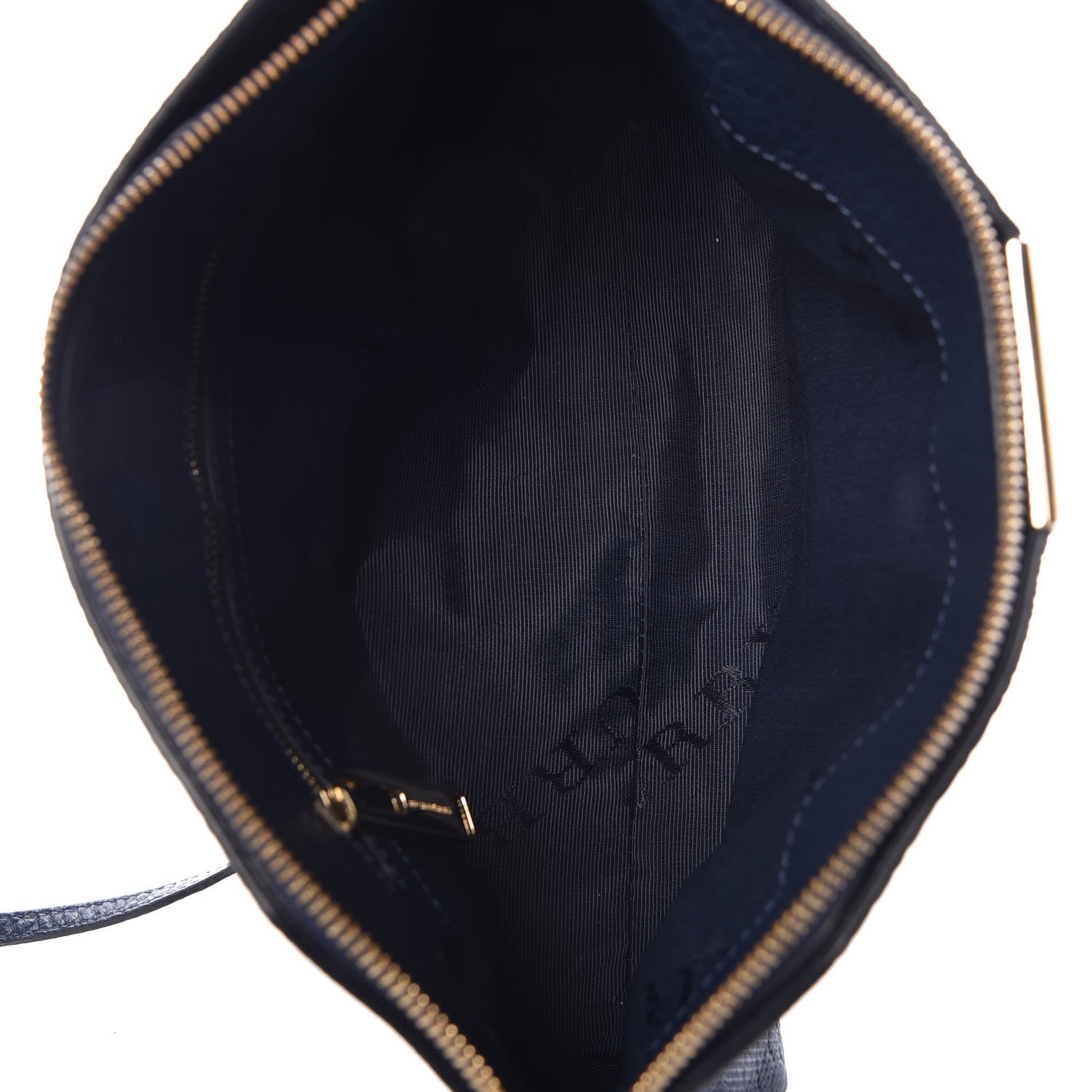 Burberry Signature Grain Calfskin Check Embossed Small Chichester Crossbody Clutch Bag Carbon Blue 7 of 8