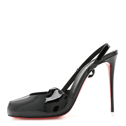 Christian Louboutin X MAISON MARGIELA Patent Loubiella 100 Tabi Pumps 40.5 Black 1 of 8