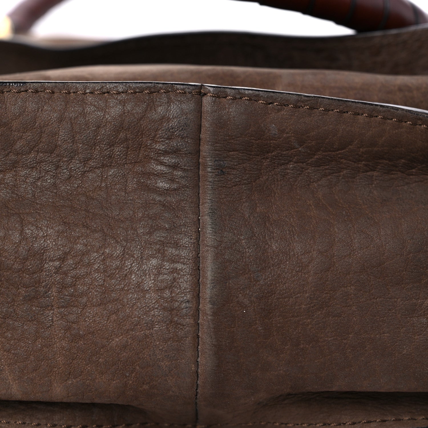 Chloe Nubuck Medium Marcie Satchel Dark Brown 16 of 22