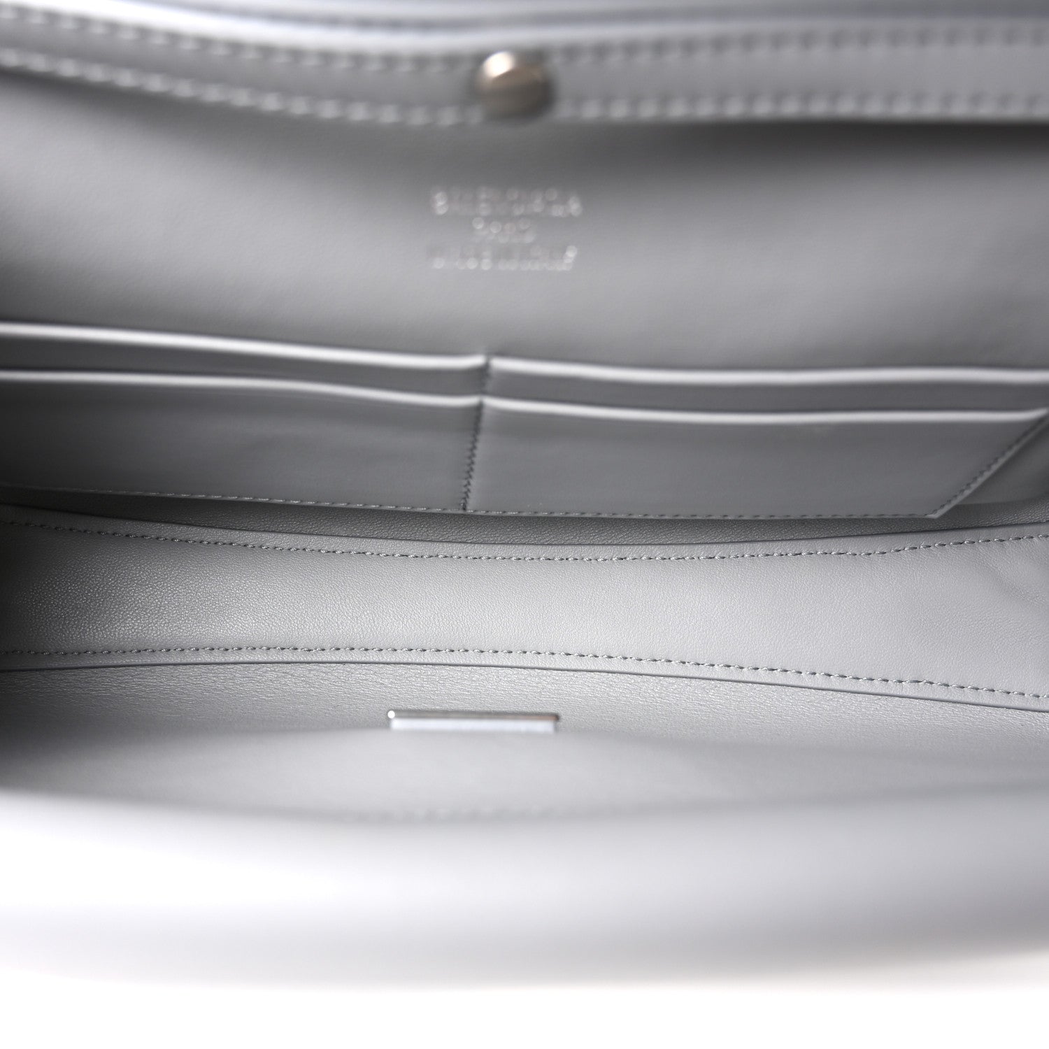 Balenciaga Smooth Calfskin Small Bel Air Clutch On Strap Cloud Grey 5 of 9