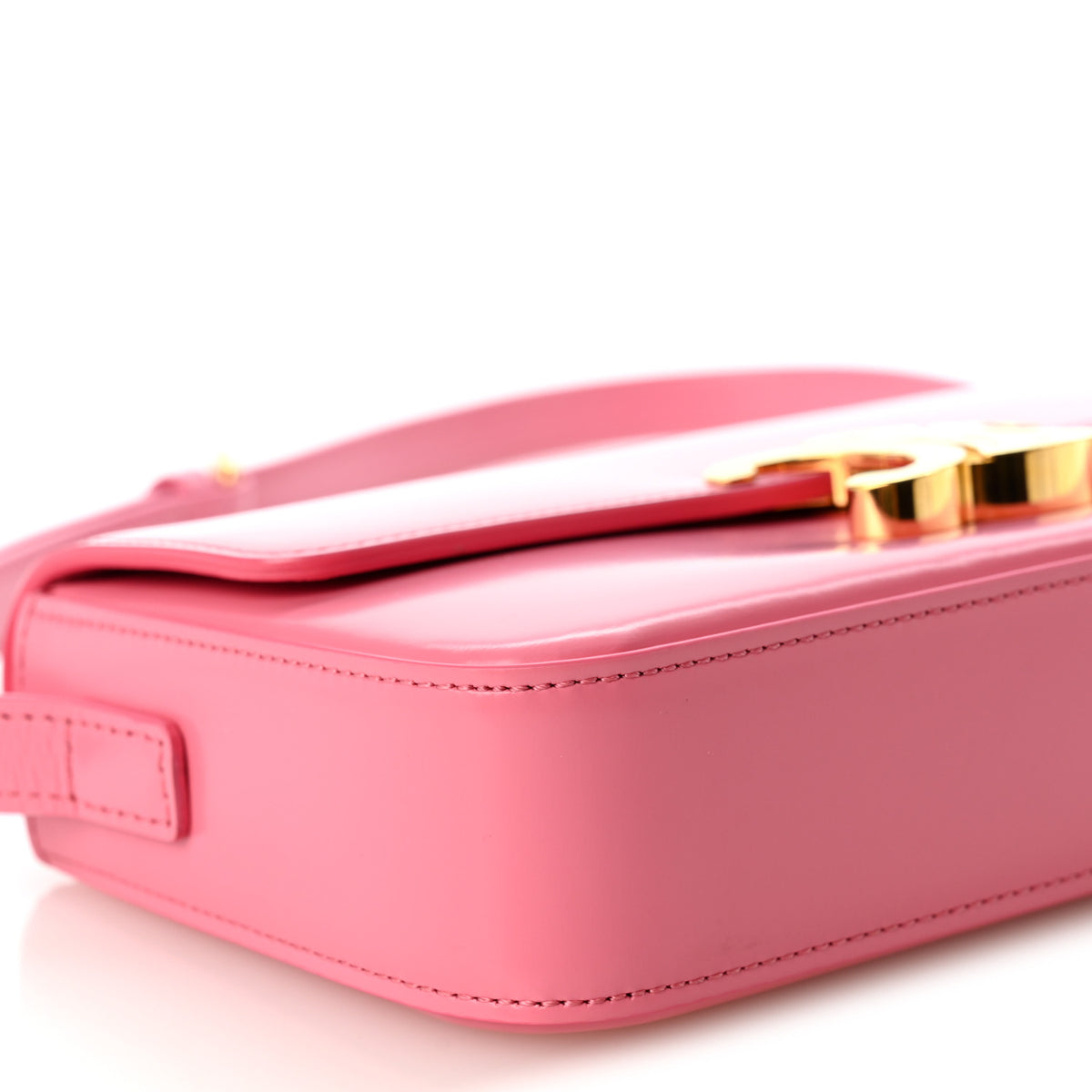 Shiny Calfskin Triomphe Flamingo