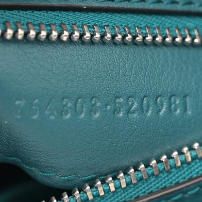 Gucci New Velvet Ashmir GG Monogram Small Jackie 1961 Hobo Velvet Peacock 7 of 10