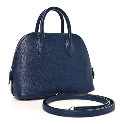Hermes Chevre Mysore Mini 1923 Bolide Deep Bleu 3 of 11