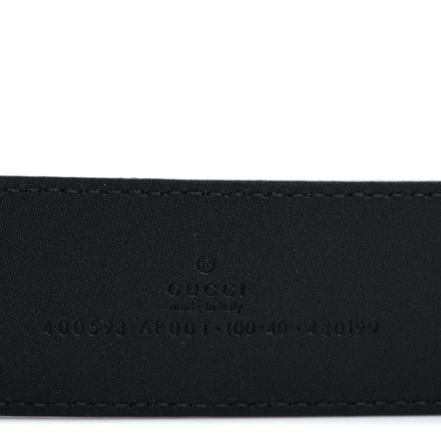 Calfskin Double G 40mm Belt 100 40 Black