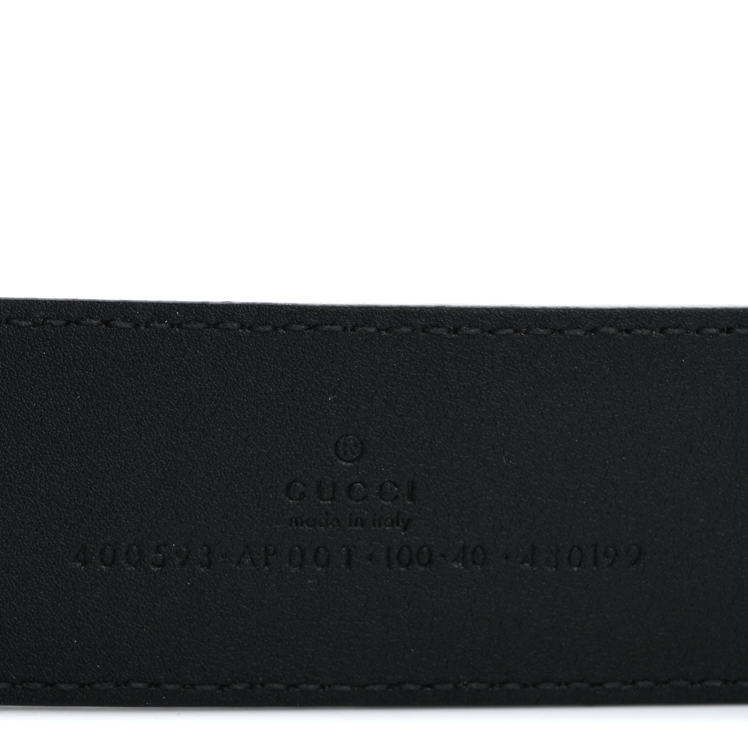 Gucci Calfskin Double G 40mm Belt 100 40 Black 4 of 8