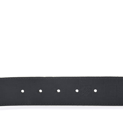 Louis Vuitton Damier Cobalt Calfskin 40mm LV Initiales Reversible Belt 95 38 3 of 7