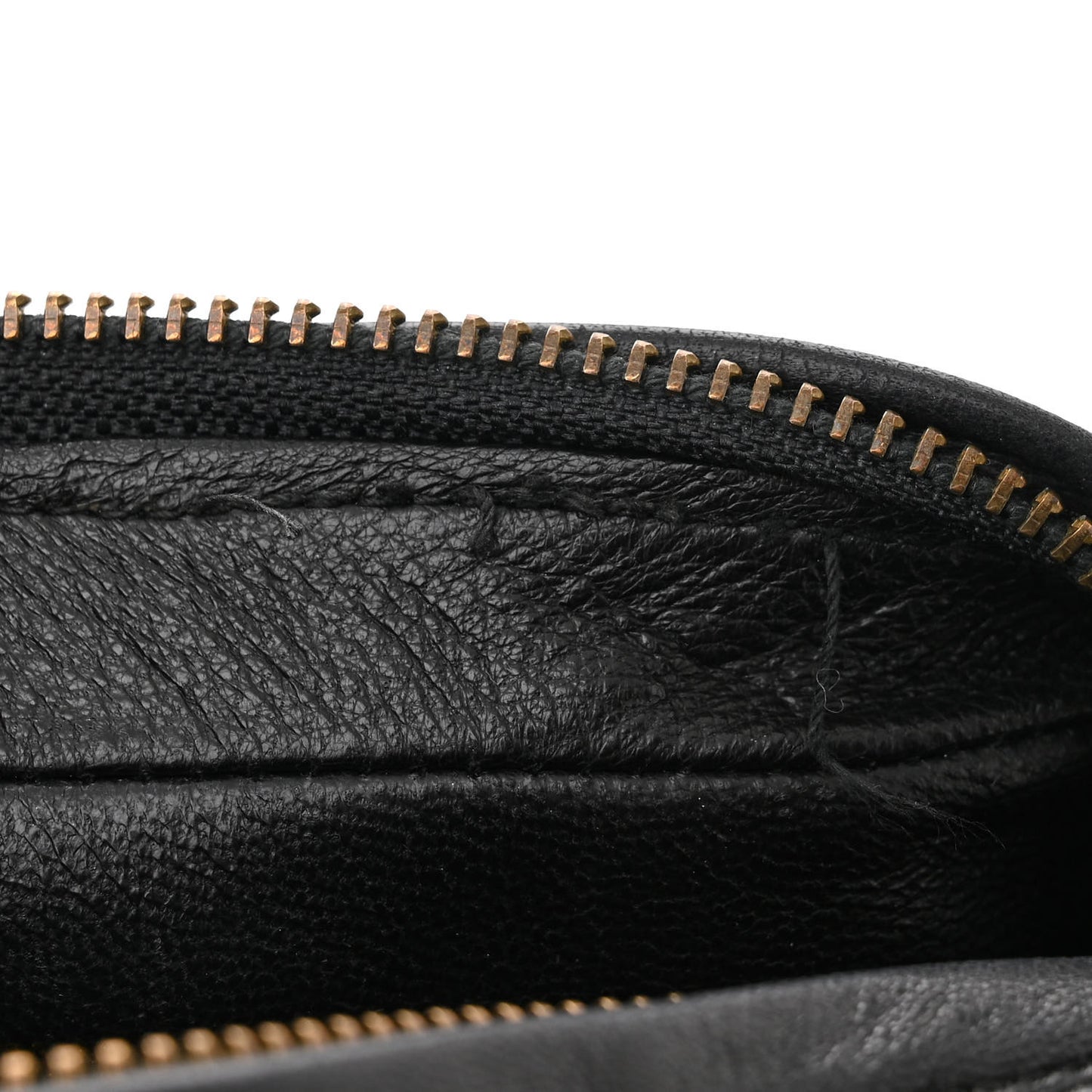Lambskin Quilted Tassel Flap Camera Case Black