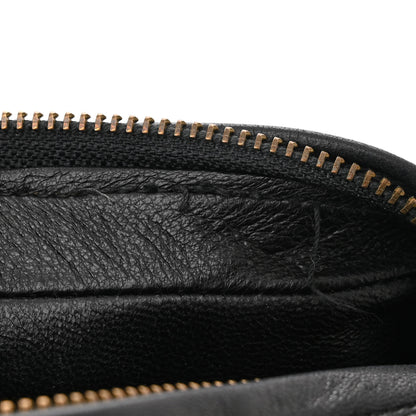 Chanel Lambskin Quilted Tassel Flap Camera Case Black 11 of 12