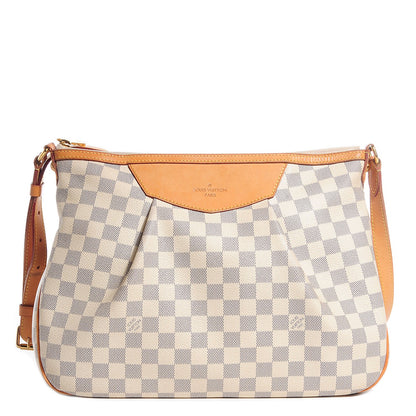 Louis Vuitton Damier Azur Siracusa MM 1 of 9