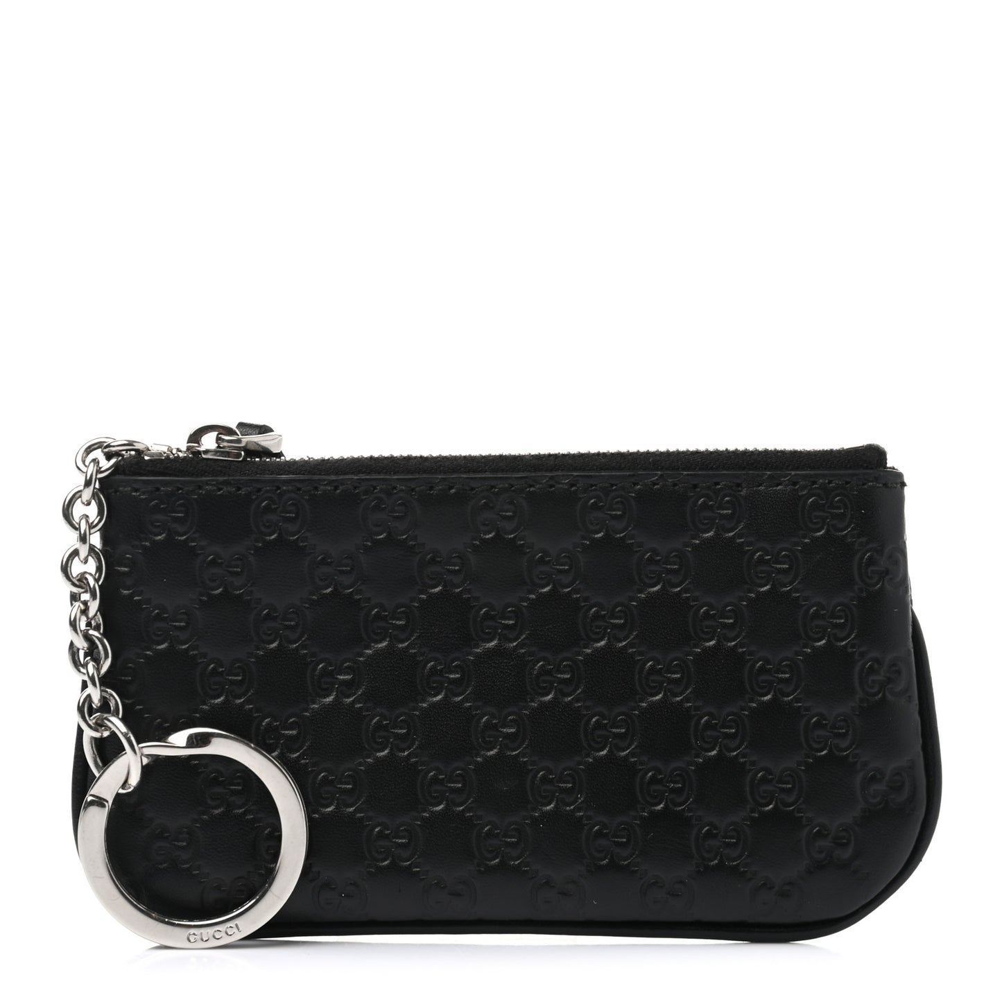 Microguccissima Key Ring Coin Case Black