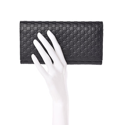 Gucci Soft Microguccissima Continental Wallet Black 2 of 11