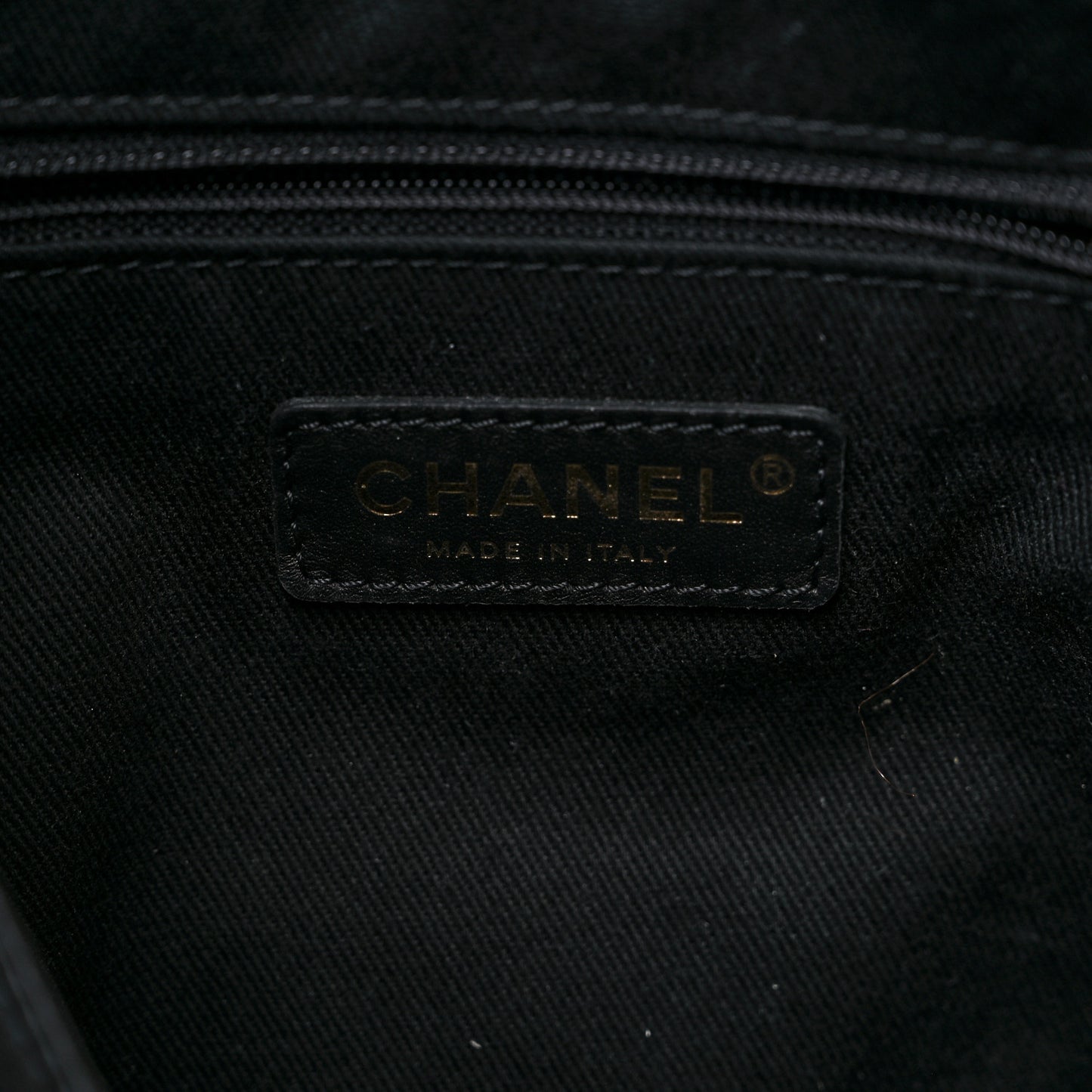 Mixed Fibers Deauville Drawstring Bag Black