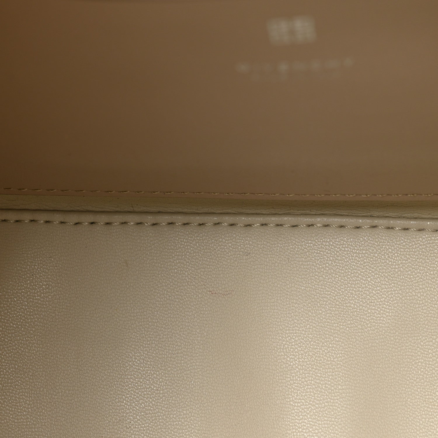 Givenchy Smooth Calfskin Medium Moon Cut Out Shoulder Bag Dune 9 of 14