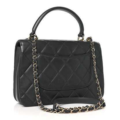 Chanel Lambskin Quilted Small Trendy CC Flap Dual Handle Bag Grey 3 of 11