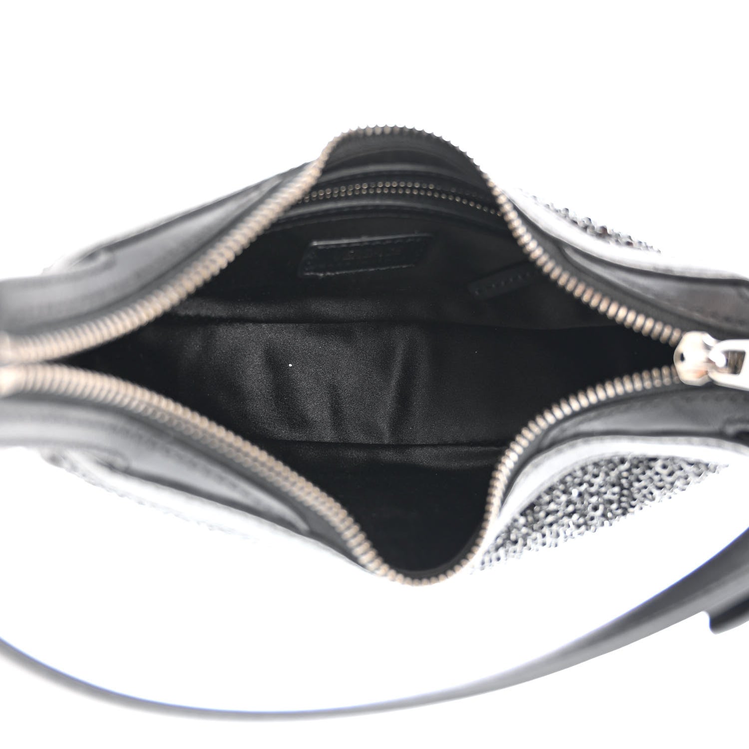 Versace Crystal Repeat Mini Hobo Black 5 of 10
