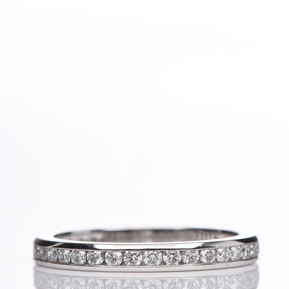 Tiffany Platinum Diamond .40ctw Eternity Band Ring 48 4.5 3 of 5