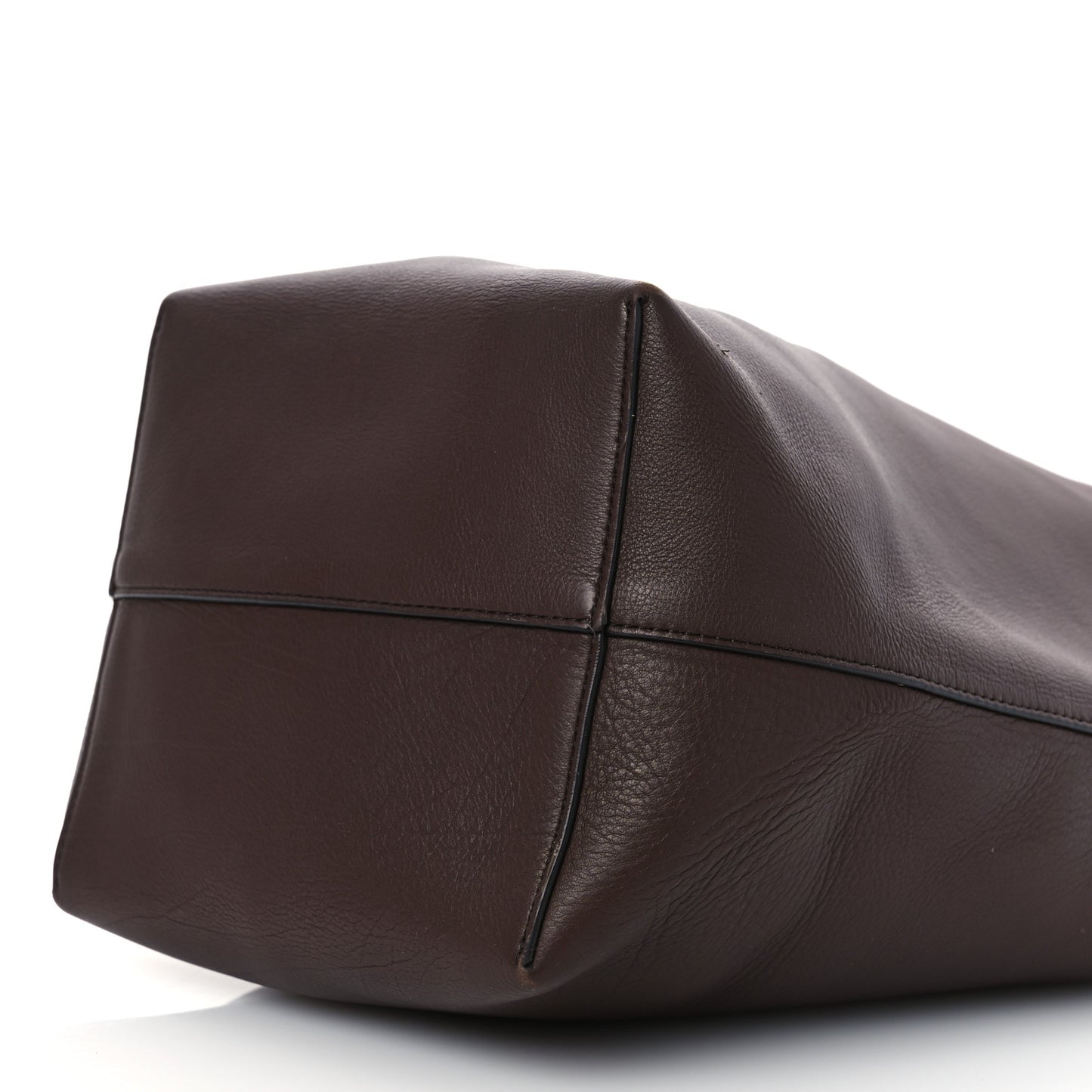 Grained Calfskin Medium N/S Park Tote Acajou