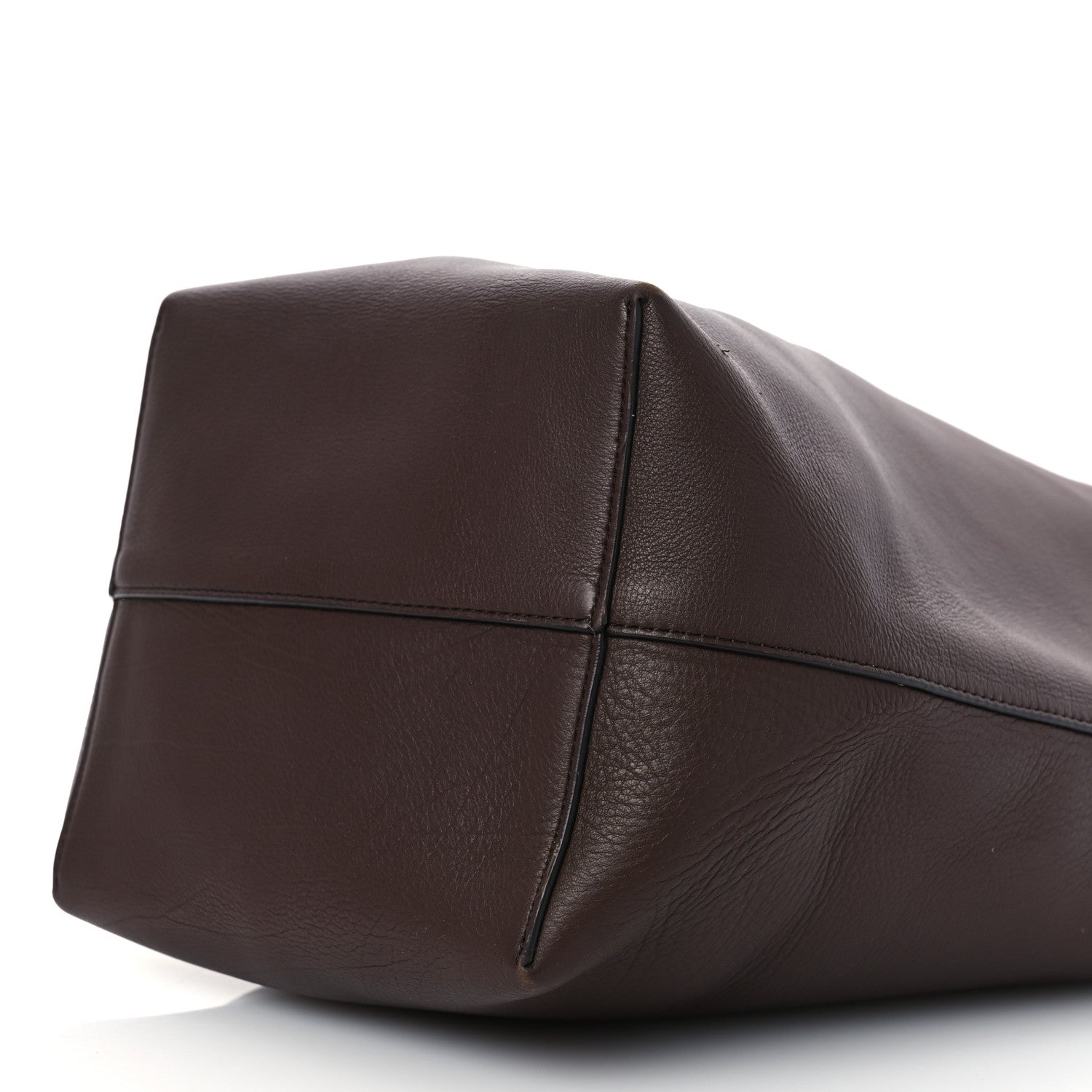 The Row Grained Calfskin Medium N/S Park Tote Acajou 10 of 13