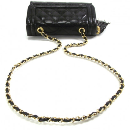 Chanel Vintage LIZARD Tassel Flap Bag 6 of 12