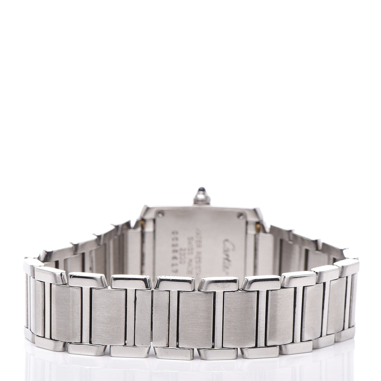 Stainless Steel 20mm Tank Francaise Quartz Watch
