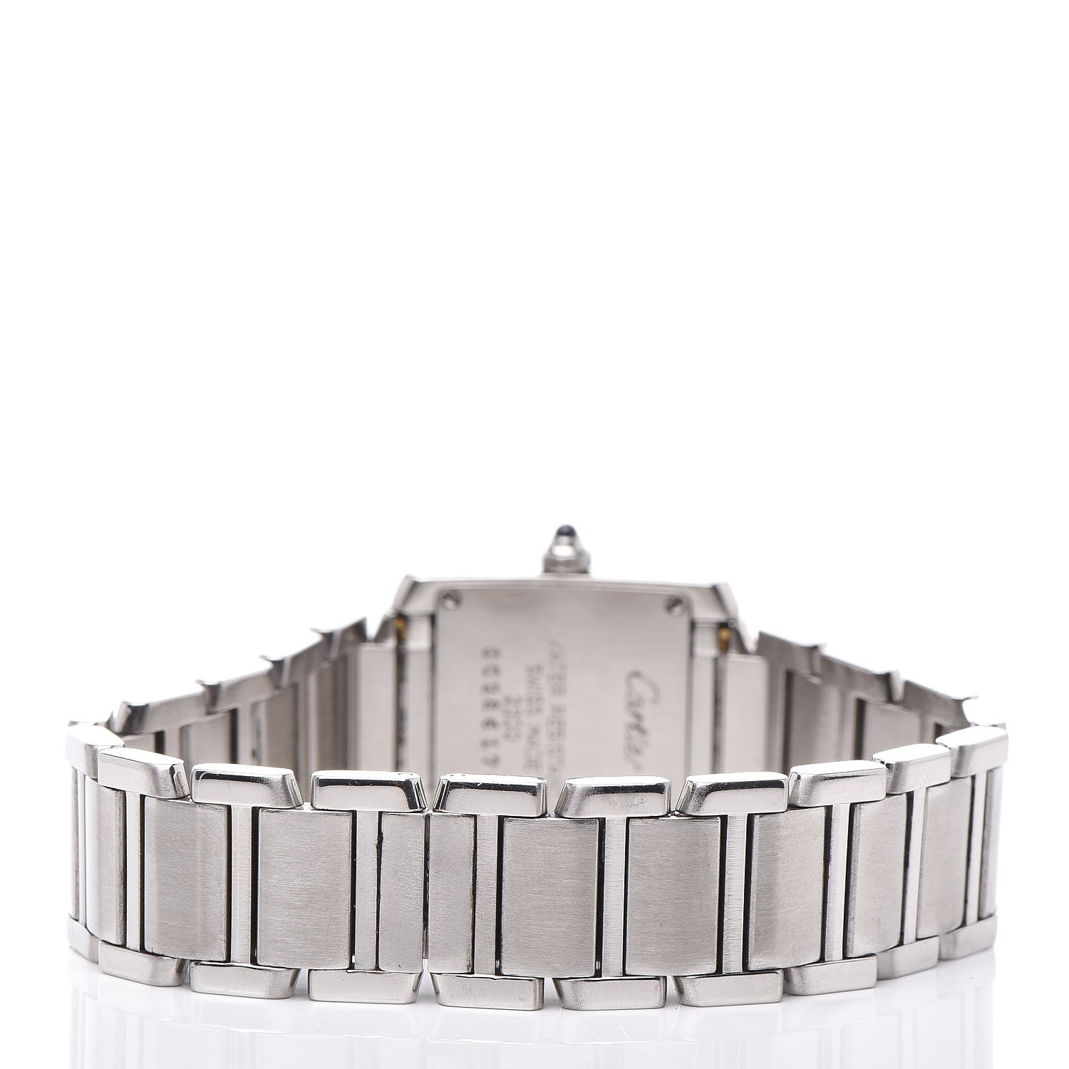 Cartier Stainless Steel 20mm Tank Francaise Quartz Watch 4 of 7