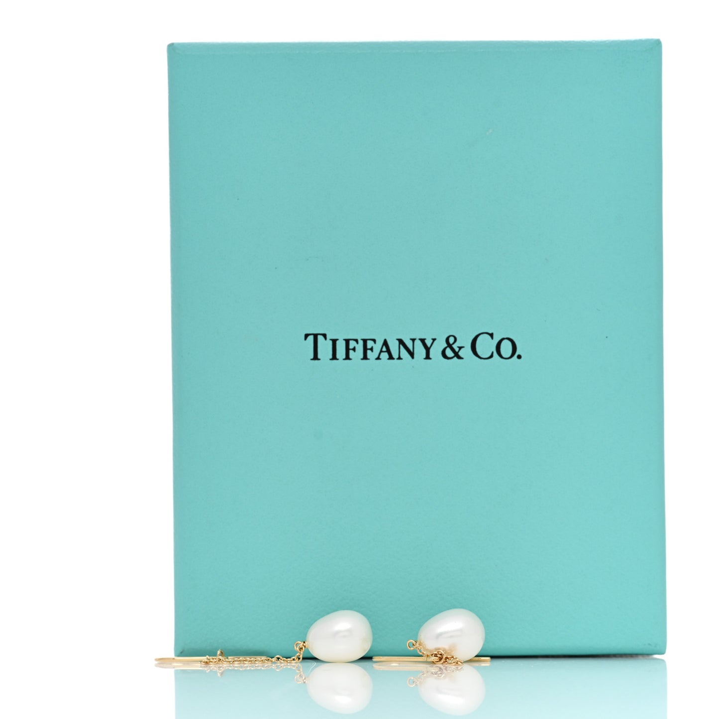 18K Yellow Gold Cultured Pearl Elsa Peretti Pearls By The Yard Drop Earrings