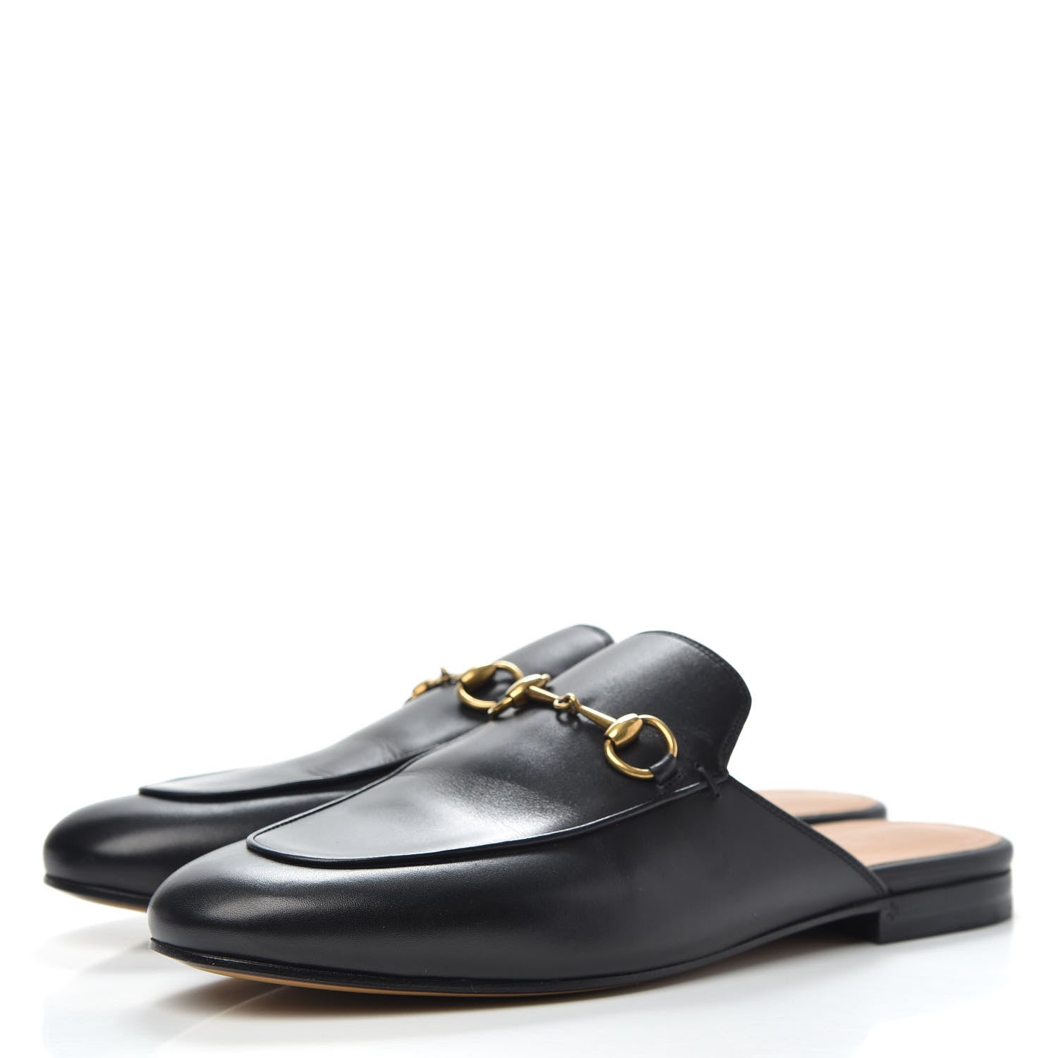Gucci Calfskin Womens Princetown Slippers 39 Black 3 of 10