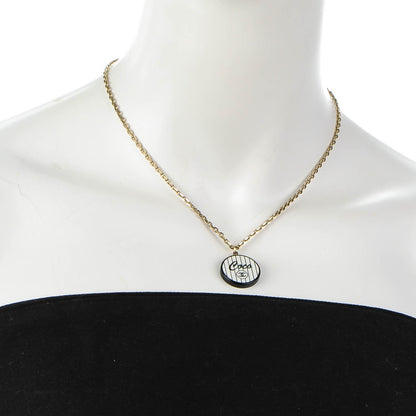 Chanel Resin Coco Necklace Black White 2 of 6