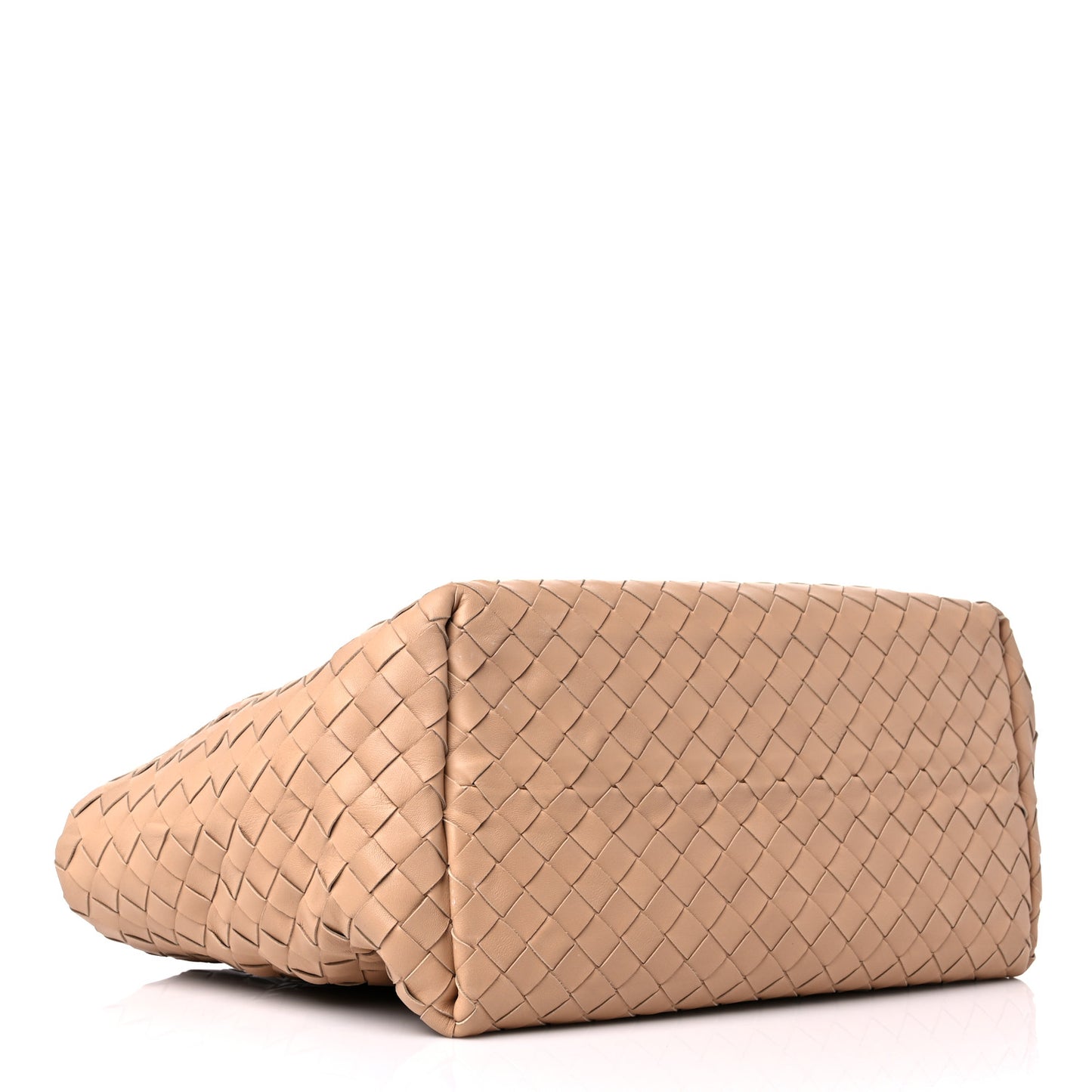 Nappa Intrecciato Tote Bag Almond