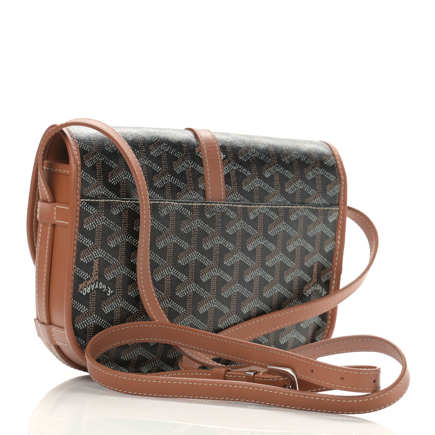 Goyard Goyardine Belvedere II PM Messenger Bag Black Gold 3 of 13