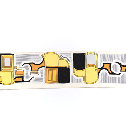 Hermes Silk Les Coupes Twilly 3 of 4