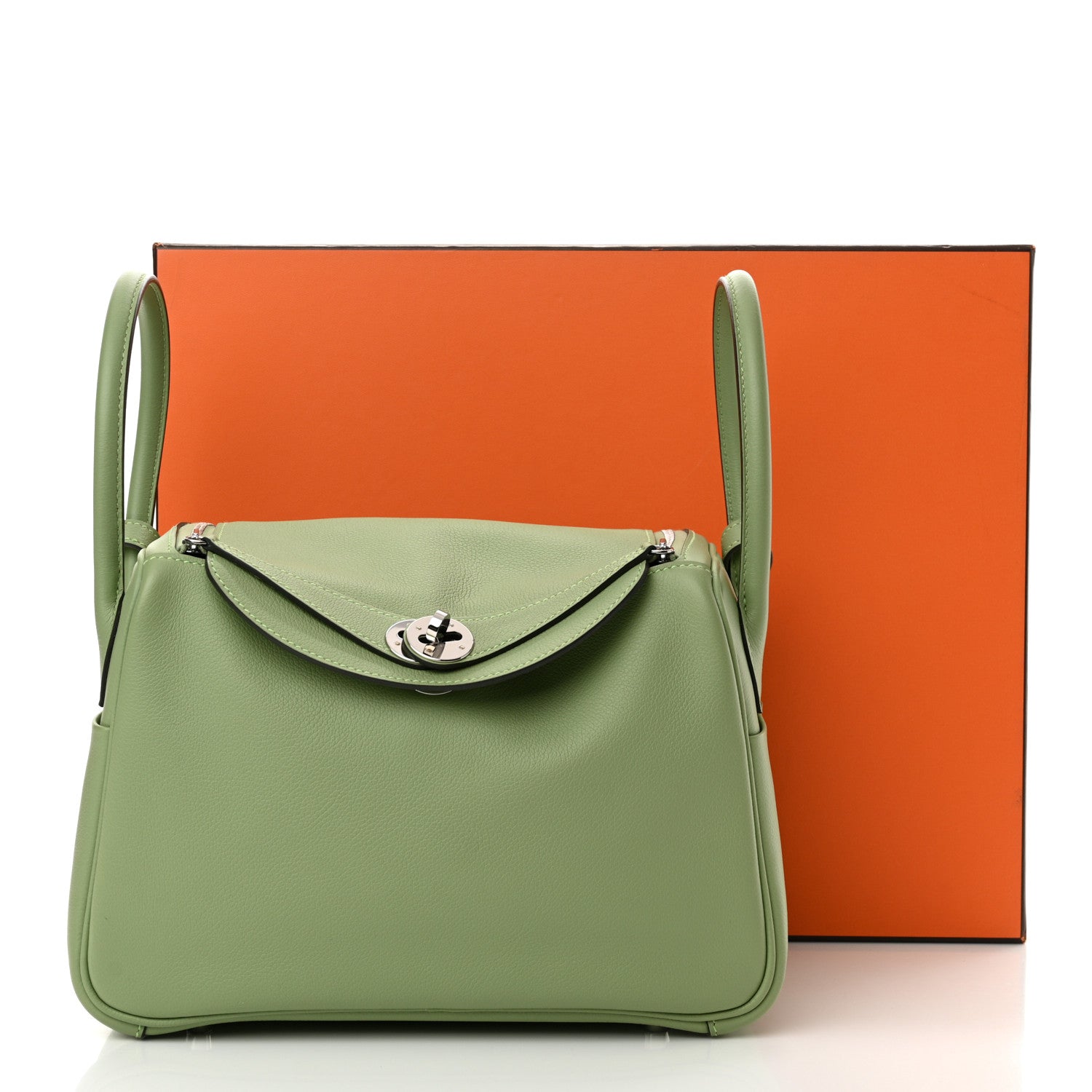 Hermes Evercolor Lindy 26 Vert Criquet 12 of 12