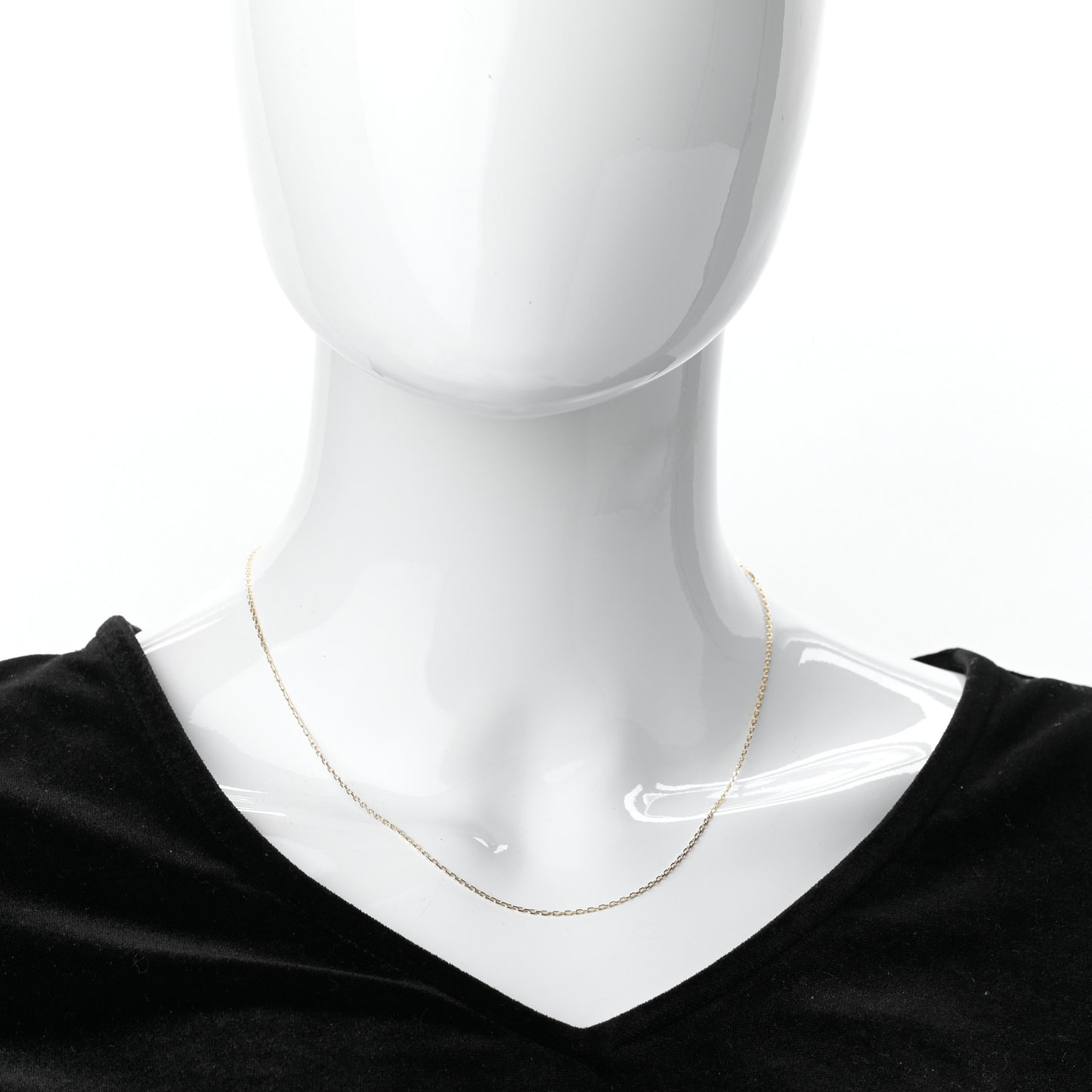 18K Yellow Gold Chain Necklace