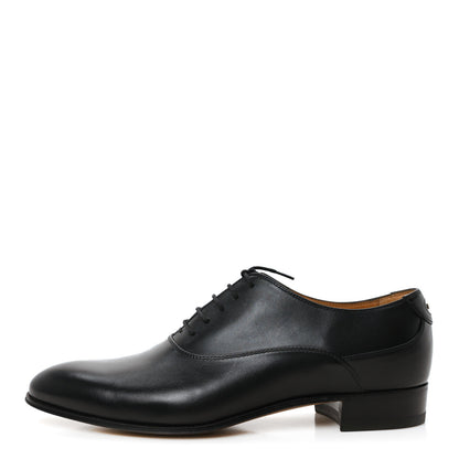 Gucci Calfskin Mens Derby 9 Black 1 of 10