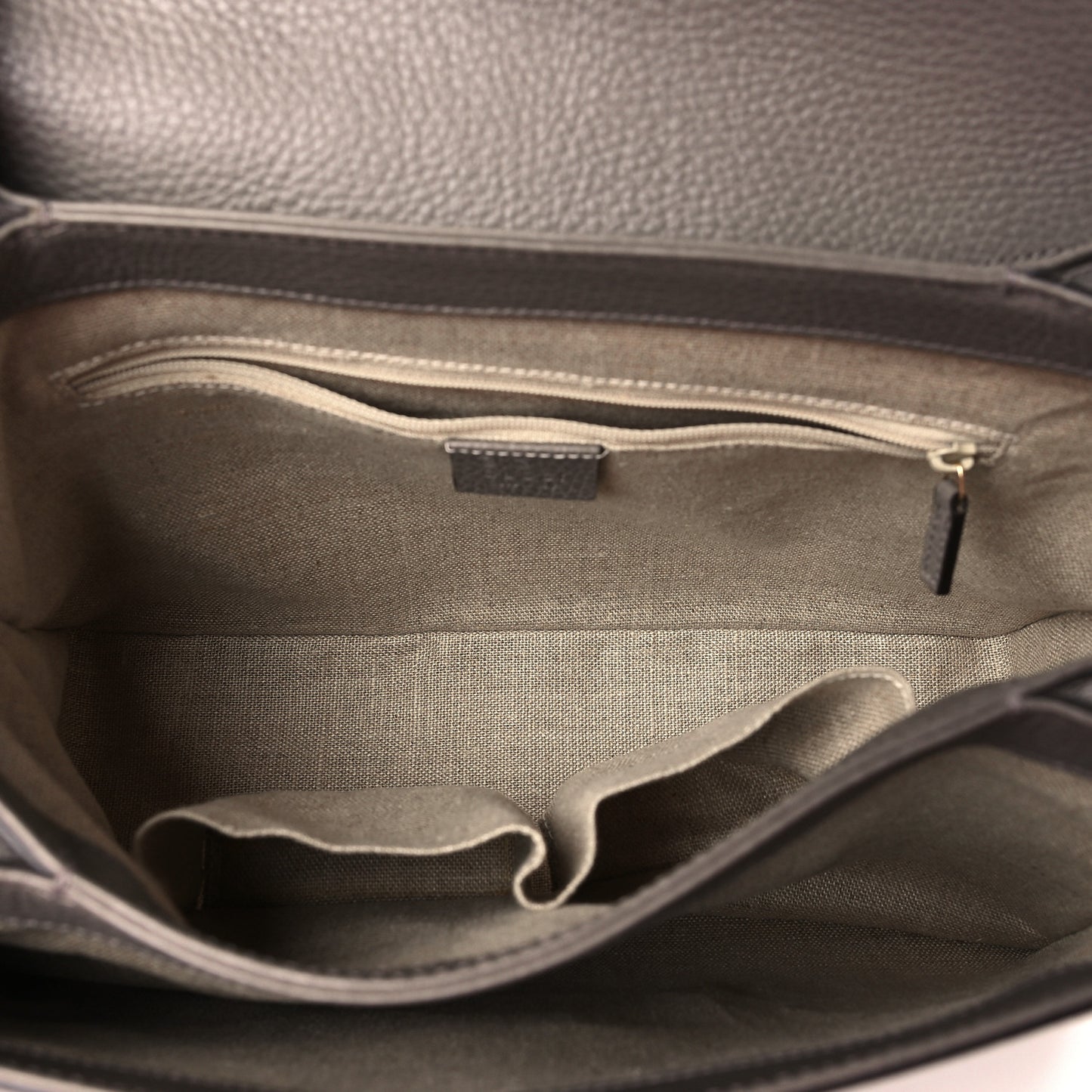 Dollar Calfskin Medium Interlocking G Top Handle Shoulder Bag Loess