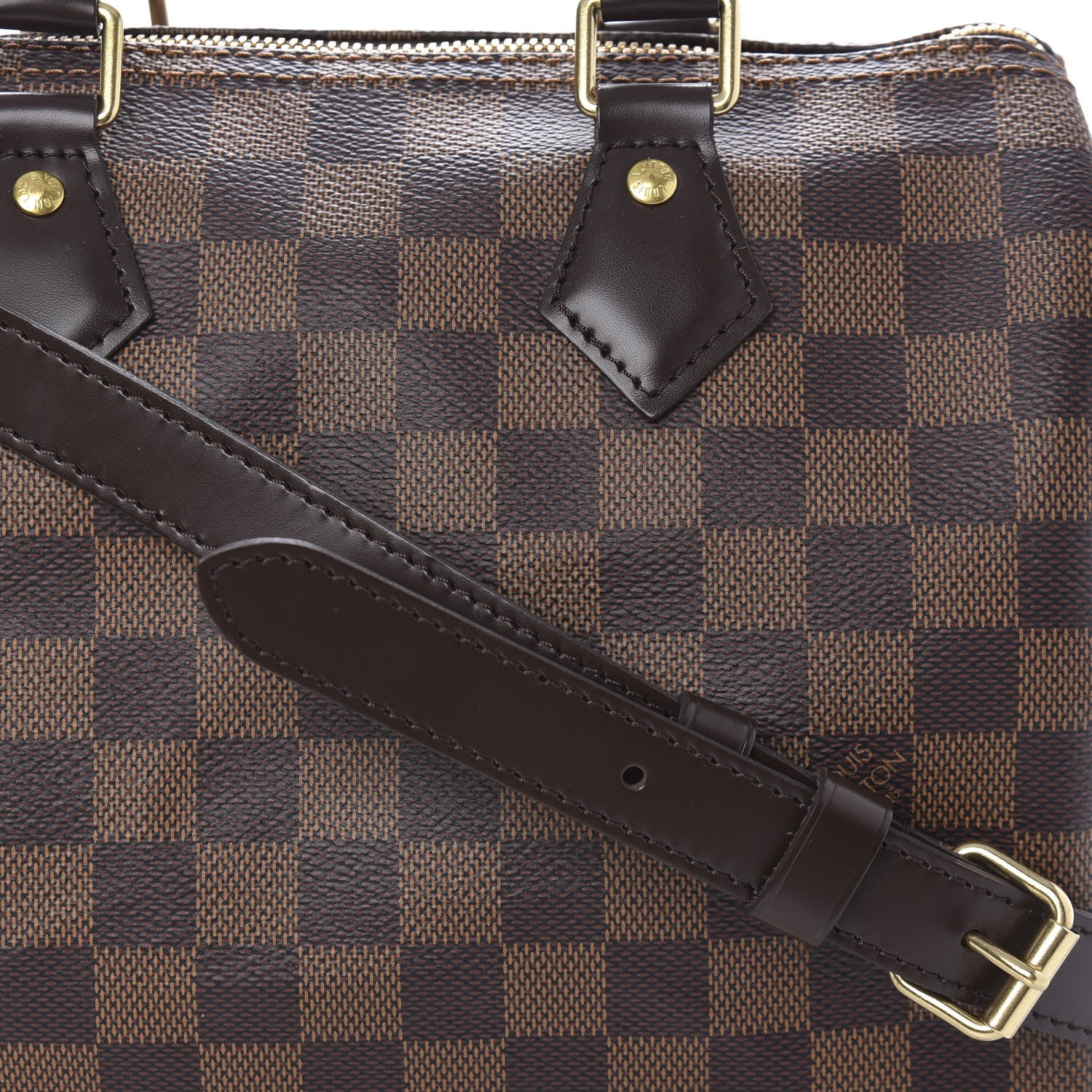 Louis Vuitton Damier Ebene Speedy Bandouliere 25 11 of 11