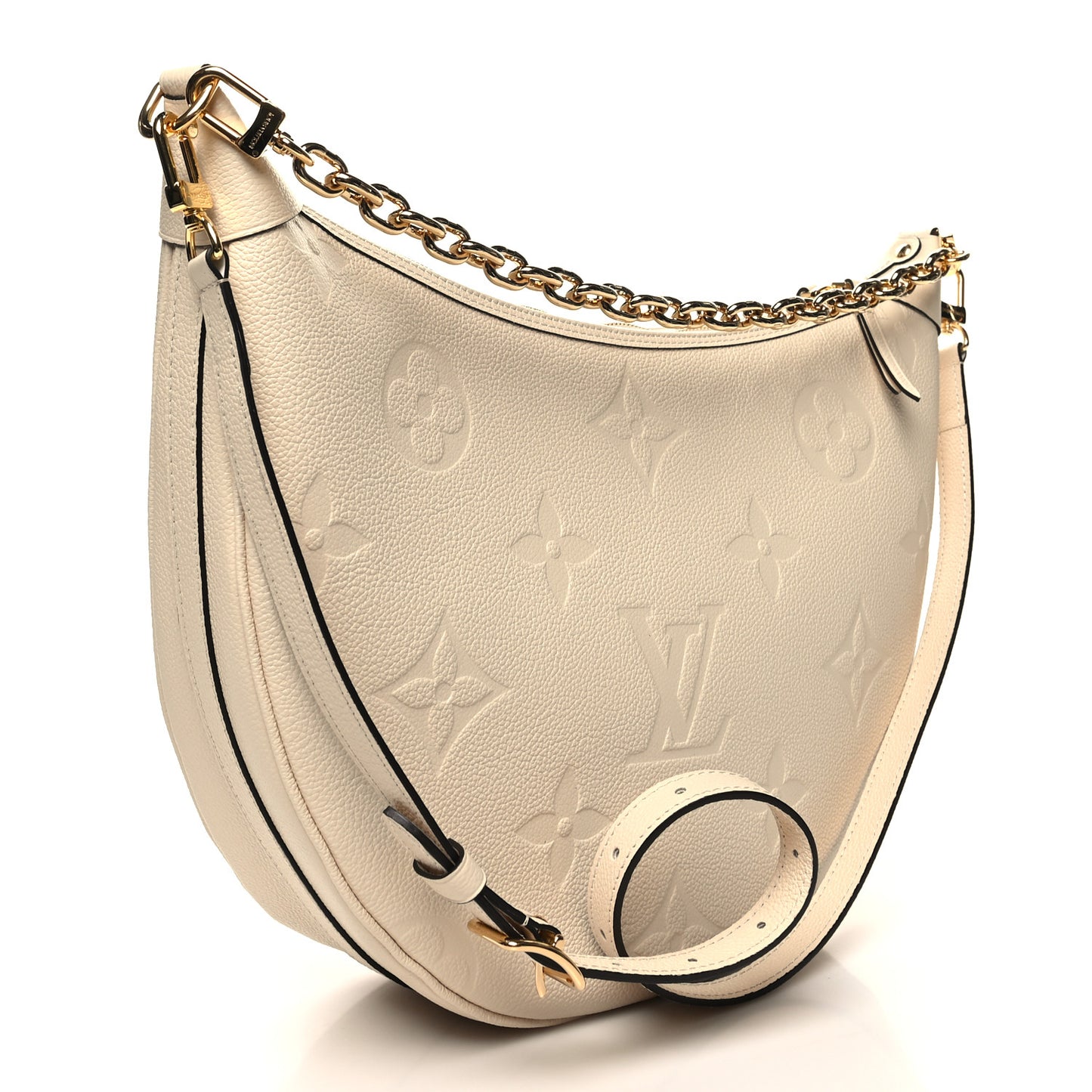 Empreinte Monogram Giant Loop Hobo Cream