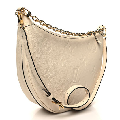 Louis Vuitton Empreinte Monogram Giant Loop Hobo Cream 4 of 11