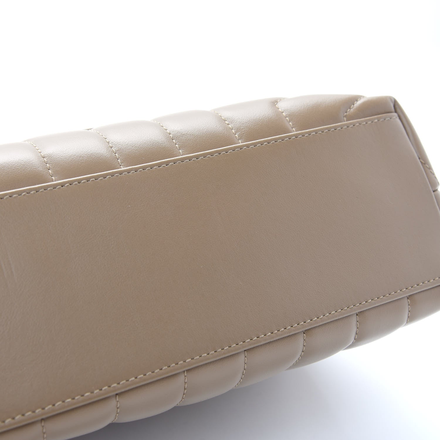 Saint Laurent Calfskin Y Quilted Monogram Small Loulou Chain Satchel Nude Powder 10 of 10