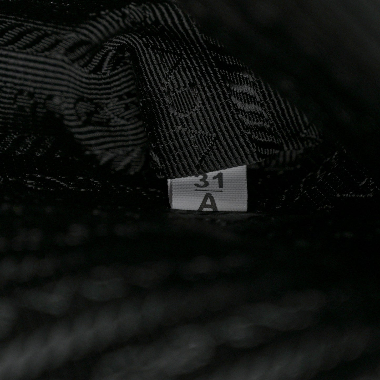 Spazzolato Medium Re-Edition 1995 Double Handle Handbag Black