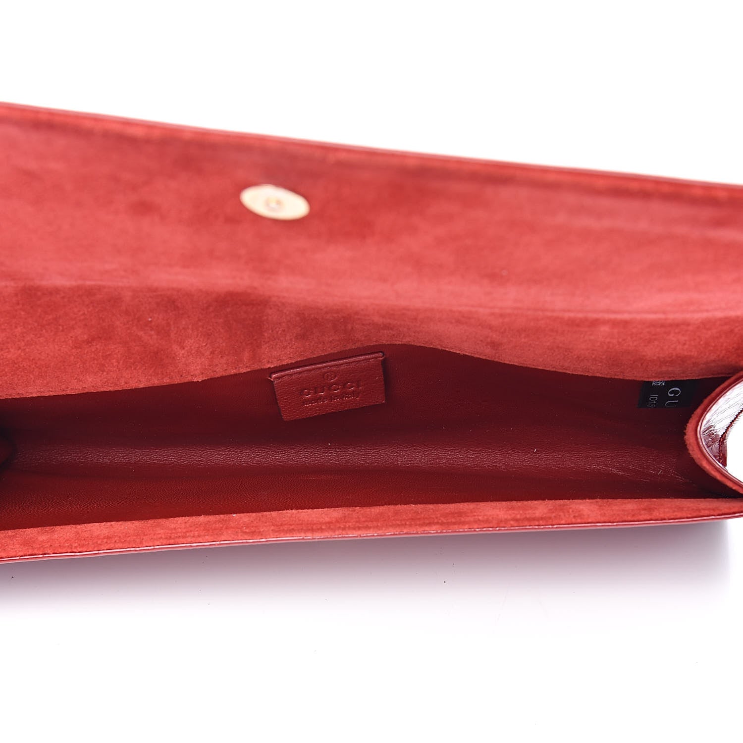 Gucci Patent Microguccissima Small Broadway Clutch Rose Bed 5 of 9