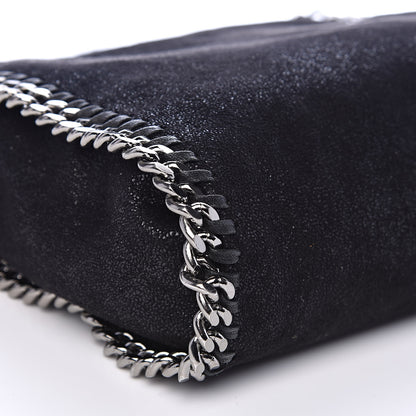 Stella McCartney Shaggy Deer Mini Falabella Fold Over Tote Black 8 of 9
