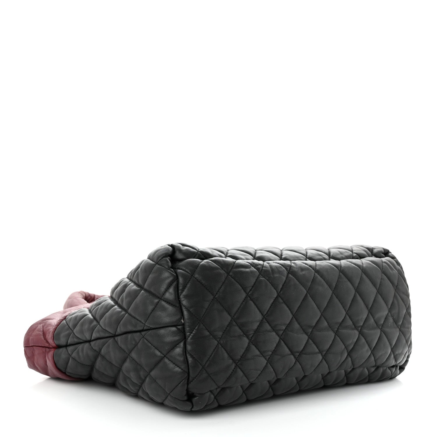 Chanel Lambskin Quilted Medium Coco Cocoon Reversible Tote Black 6 of 19