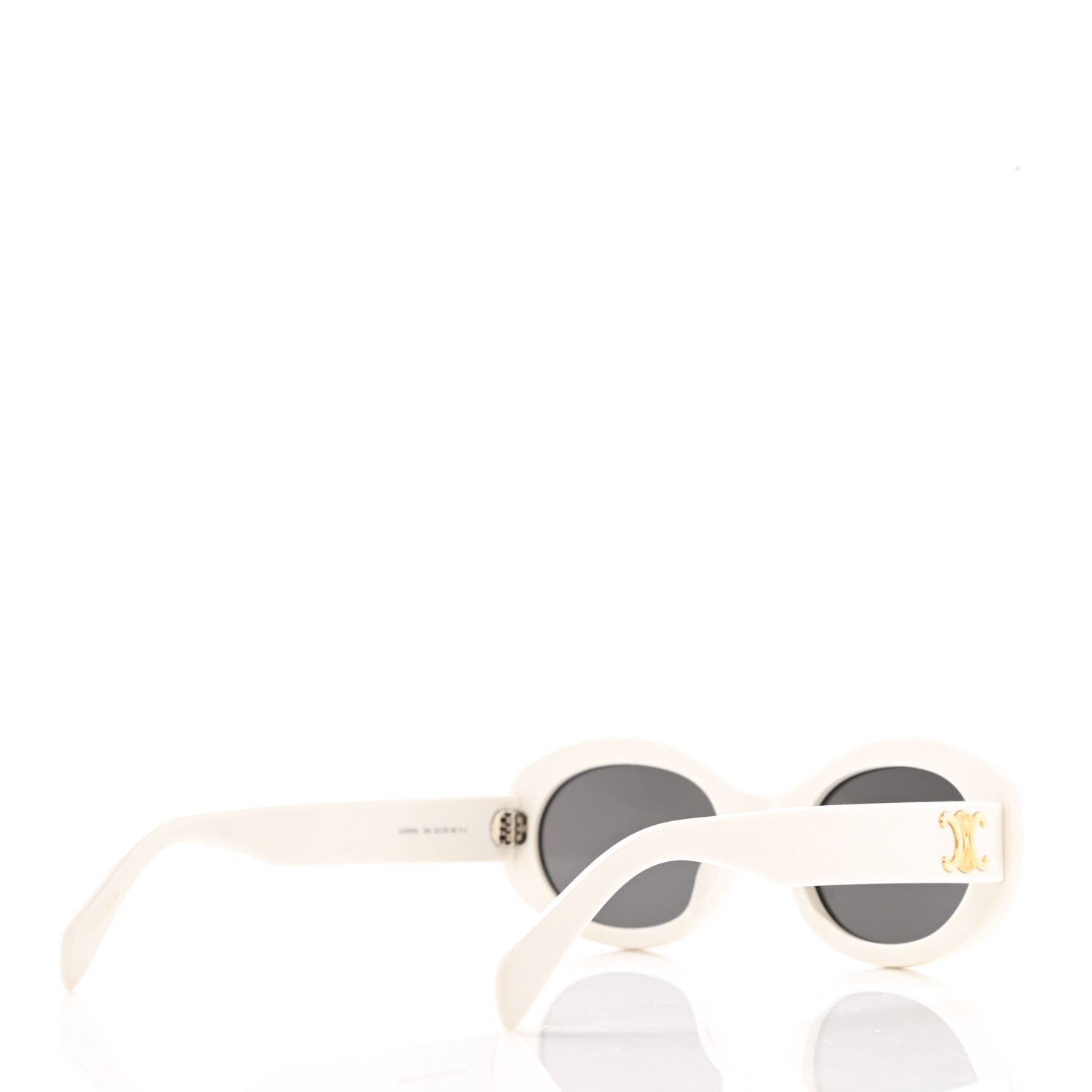 Celine Acetate Triomphe 01 Sunglasses CL 40194U White 4 of 7
